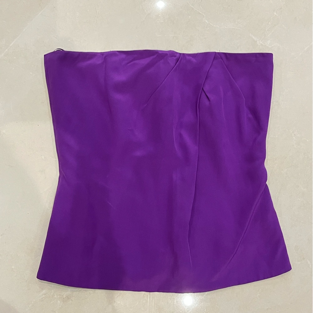 Gucci Rich Purple strapless top